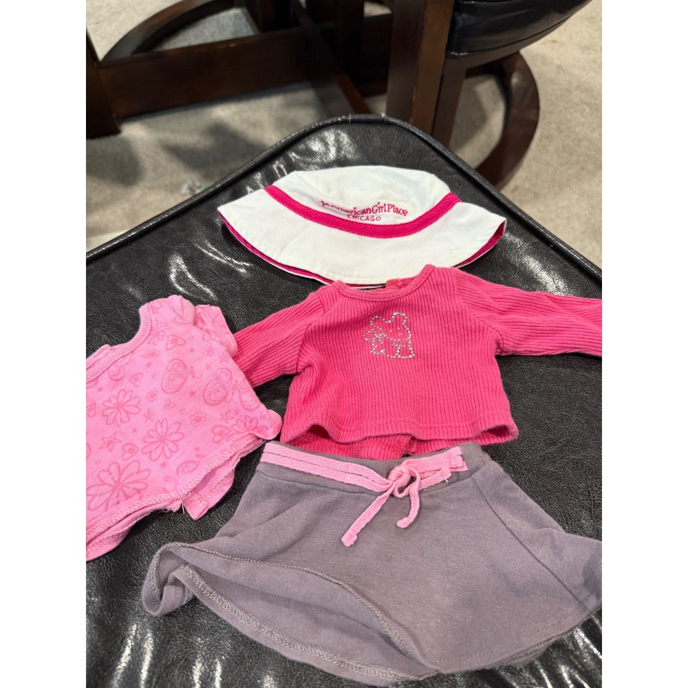 American Girl Place Chicago Doll Outfit Hat Top Skirt 4 Piece Set‎